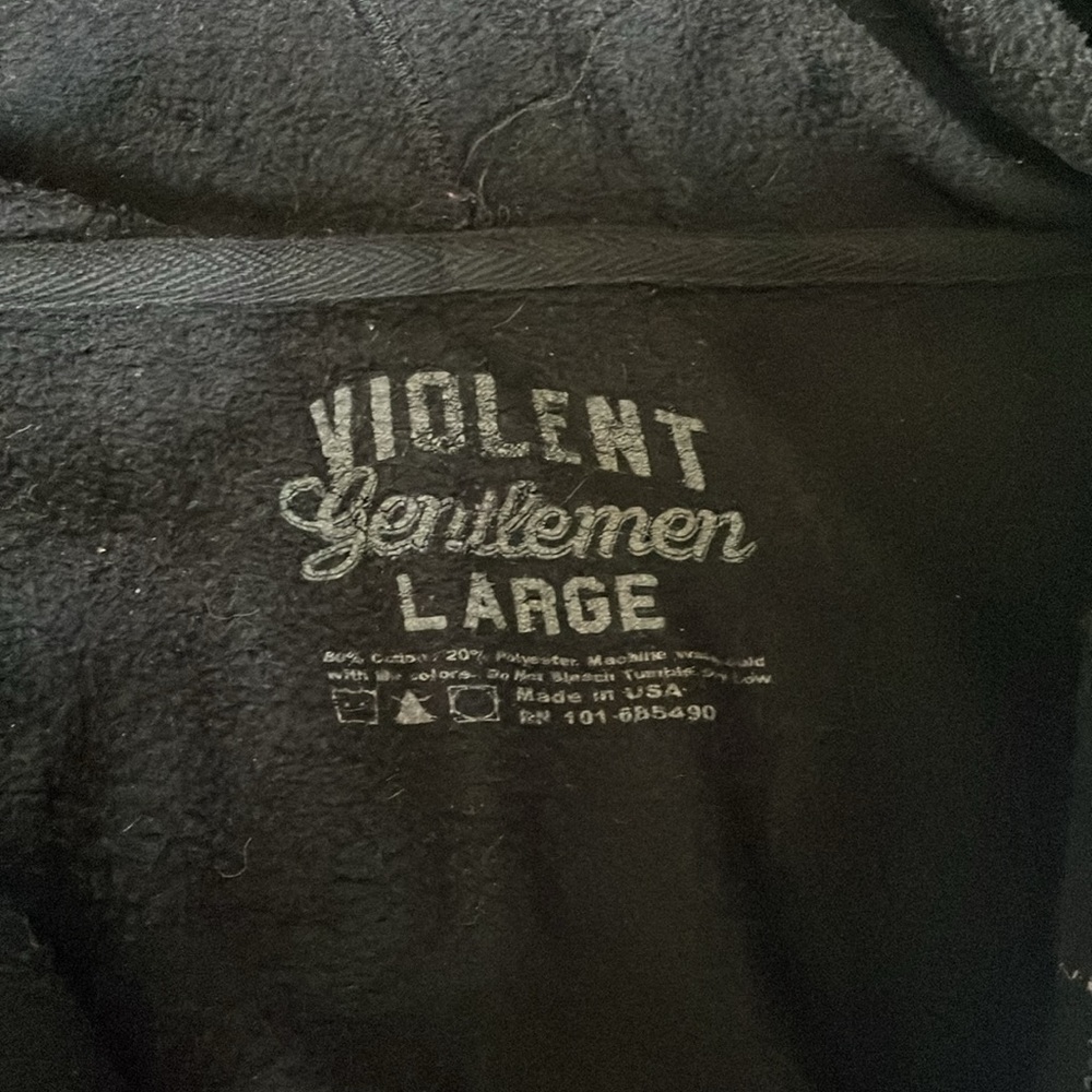 Violent Gentlemen Zip-Up Hoodie - Picture 5 of 8